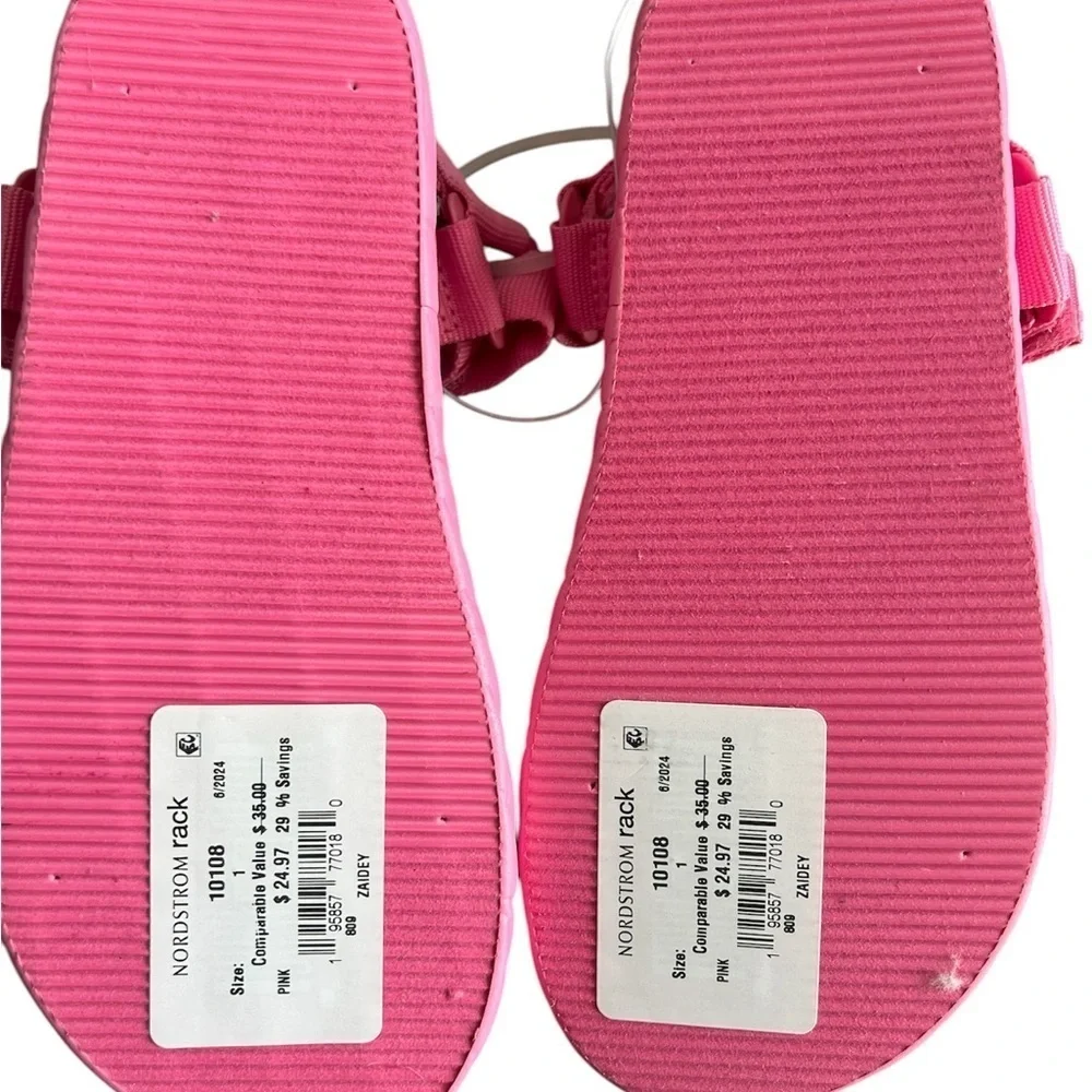 Dolce Vita Pink Sandals with Adjustable Straps